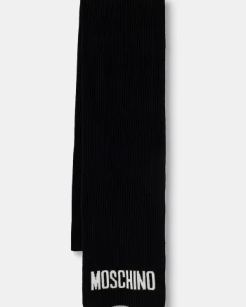Moschino fular pentru bărbați cu lână