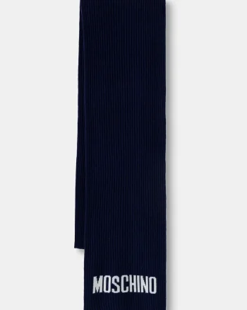 Moschino fular pentru bărbați cu lână