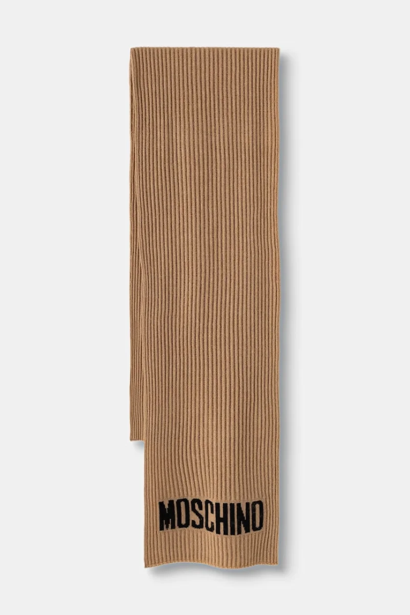 Moschino fular pentru bărbați cu lână