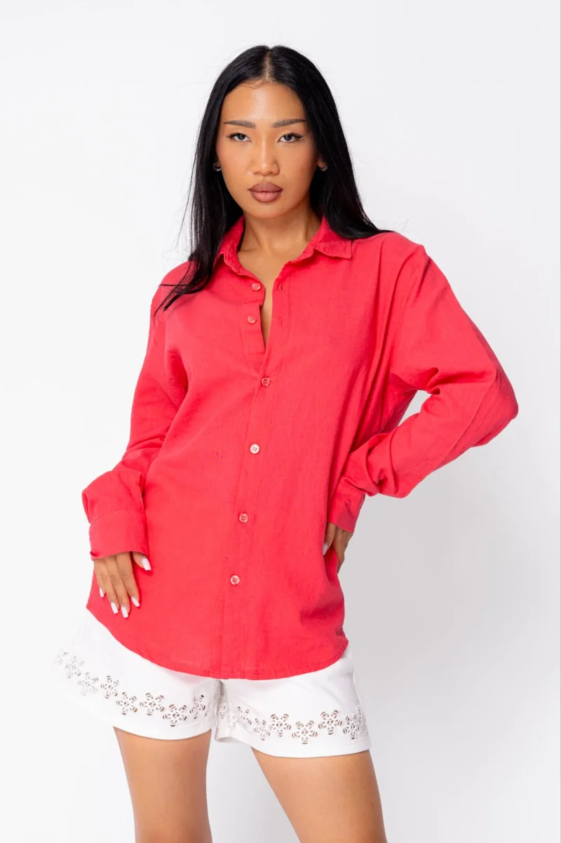Camasa Boyfriend II dIn 100% In Magenta