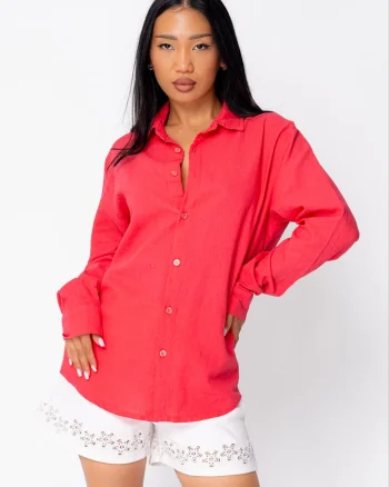 Camasa Boyfriend II dIn 100% In Magenta