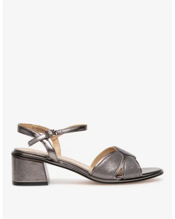 Sandale dama  5905588521655, Piele naturala, 37 EU, Argintiu