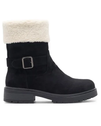 Botine dama,  590558807792336, Piele ecologica, Negru