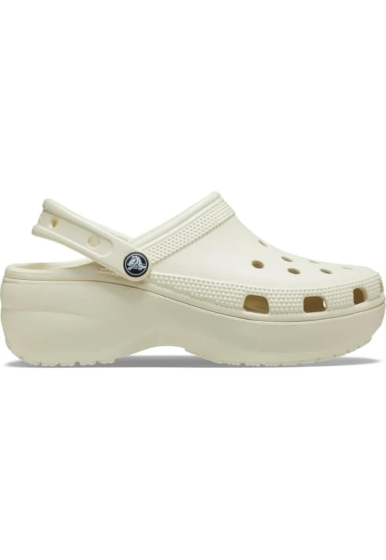 Saboti  Women's Classic Platform Clog, Bej
