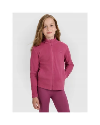 copii  polar guler inalt, poliester, Violet