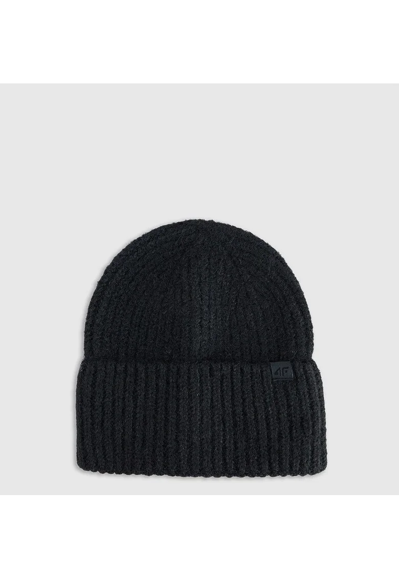 Caciula de iarna dama  neagra, M, material gros