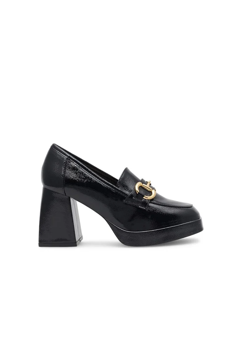 Pantofi dama,  590559, Piele ecologica, Negru,