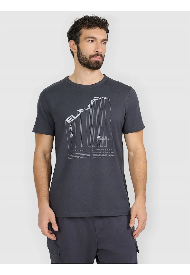 Tricou pentru barbati,  gri, bumbac