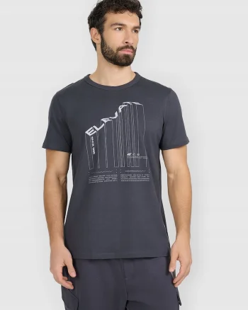 Tricou pentru barbati,  gri, bumbac