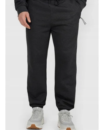 Pantaloni barbati,  jogger, bumbac, gri