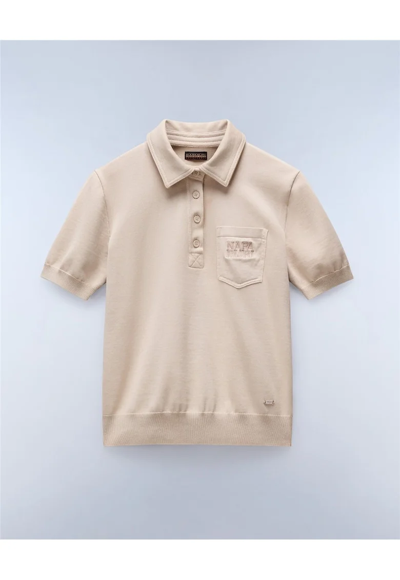Tricou cu buzunar aplicat Cassis,