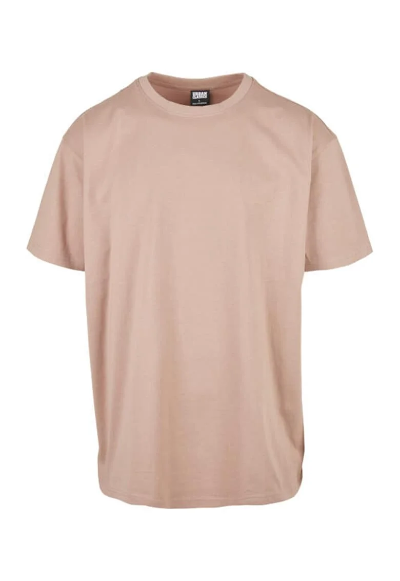 Tricou supradimensionat cu maneci cazute, Bej