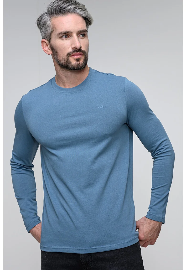 Bluza slim fit Arlington, Albastru petrol