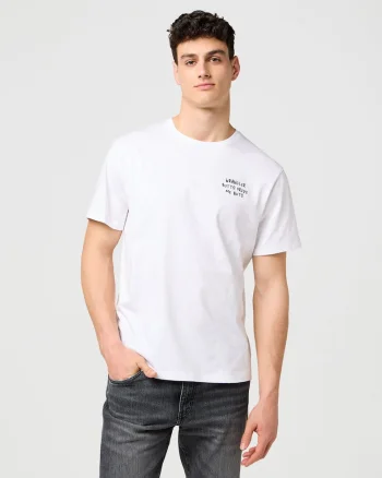 Tricou barbati,  din bumbac, alb