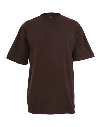 Tricou din bumbac cu decolteu la baza gatului