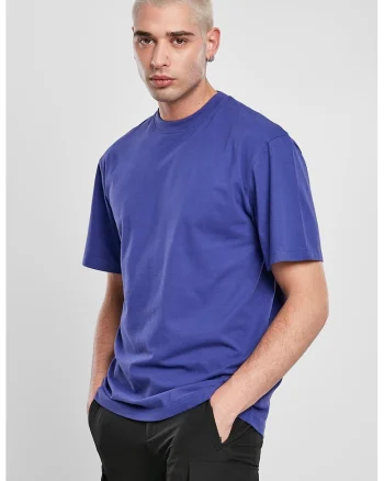 Tricou din bumbac cu decolteu la baza gatului