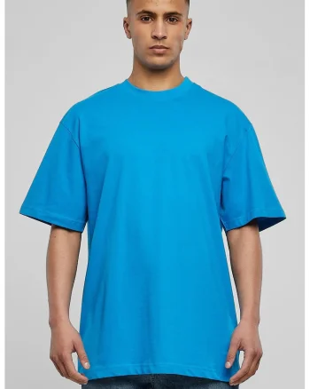 Tricou din bumbac cu decolteu la baza gatului