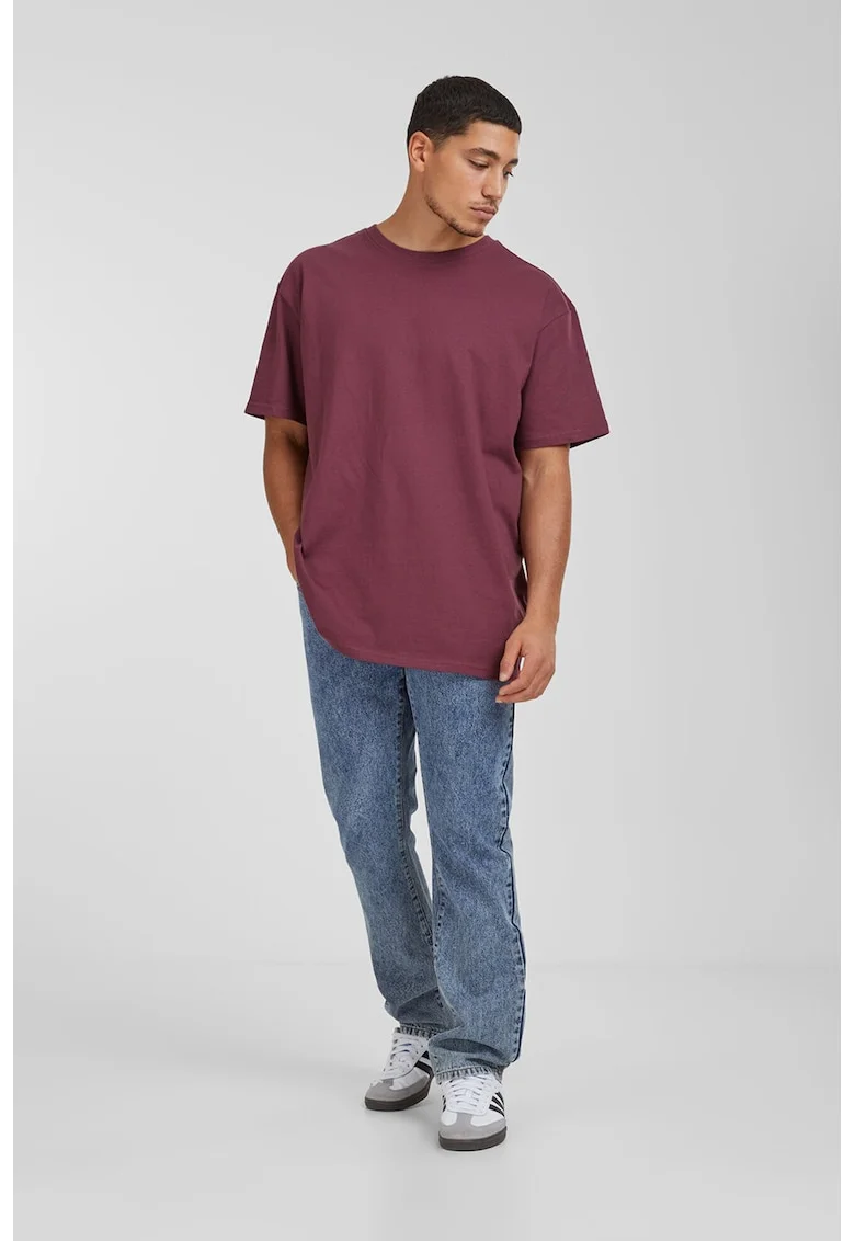 Tricou supradimensionat cu maneci cazute
