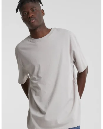 Tricou supradimensionat cu maneci cazute