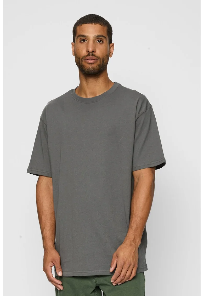 Tricou supradimensionat cu maneci cazute