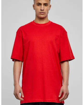 Tricou din bumbac cu decolteu la baza gatului