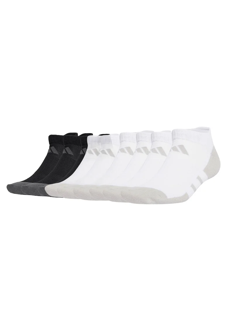 Set de sosete unisex pana la glezna Essentials - 9 perechi, Alb/Negru