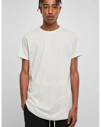 Tricou uni cu maneci scurte, Gri deschis