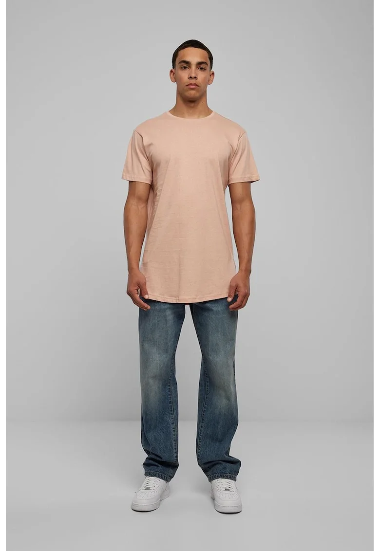 Tricou uni cu maneci scurte, Maro deschis