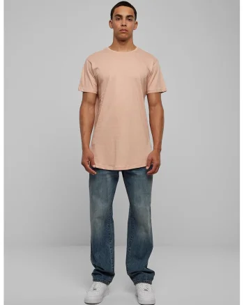 Tricou uni cu maneci scurte, Maro deschis