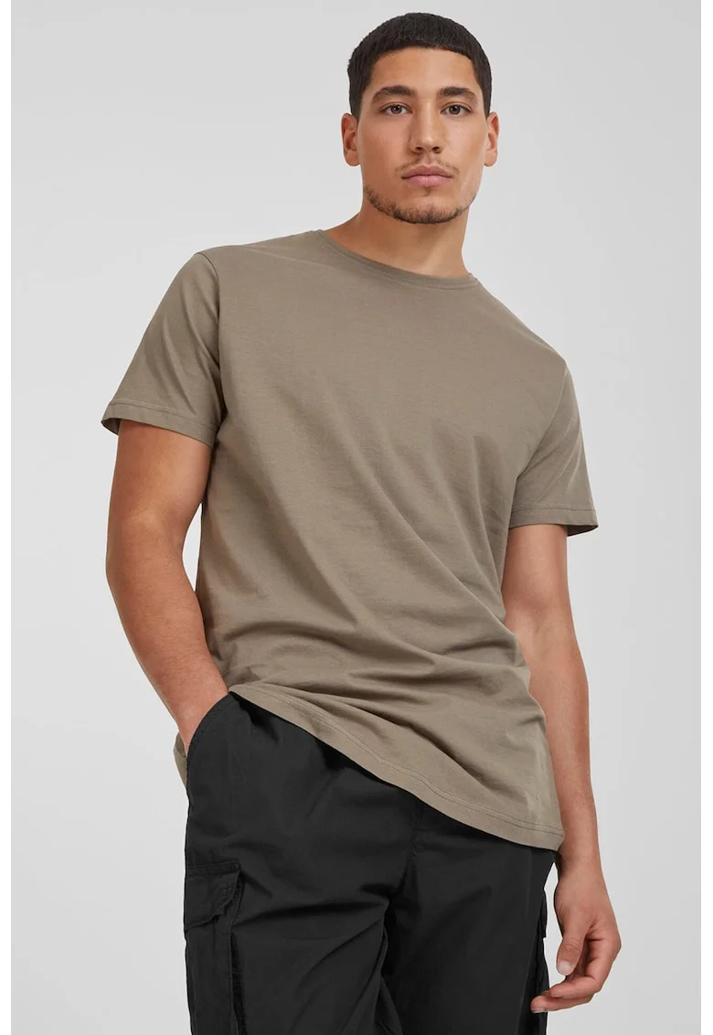 Tricou uni cu maneci scurte, Verde masliniu