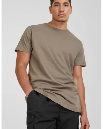 Tricou uni cu maneci scurte, Verde masliniu