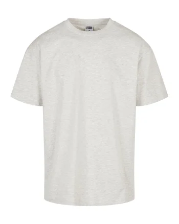 Tricou supradimensionat cu maneci cazute, Gri deschis