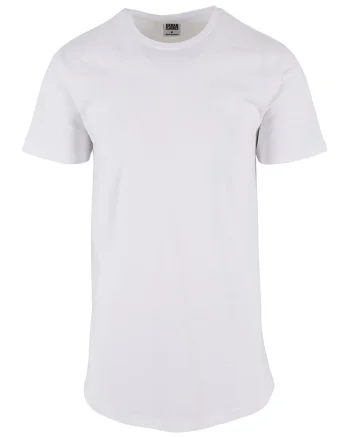 Tricou uni cu maneci scurte, Alb