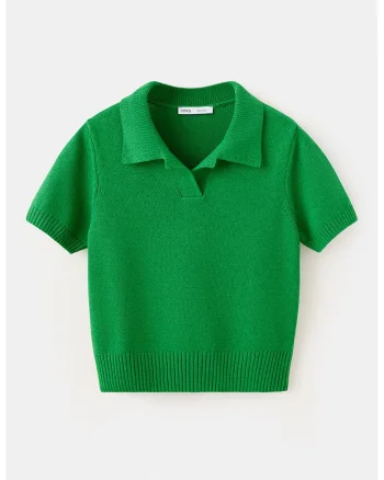 Pulover polo uni, Verde