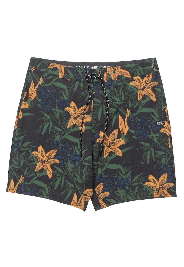 Pantaloni scurti de plaja cu model tropical Myrtle