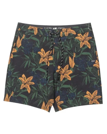 Pantaloni scurti de plaja cu model tropical Myrtle