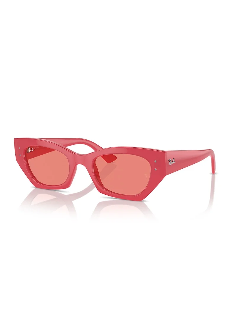 Ochelari de soare cat-eye unisex Zena, Roz aprins