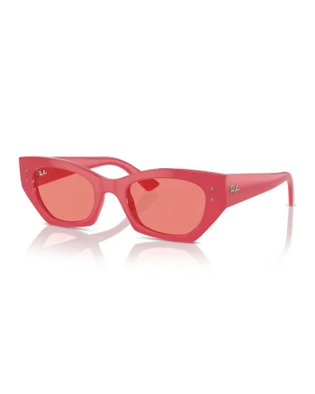 Ochelari de soare cat-eye unisex Zena, Roz aprins