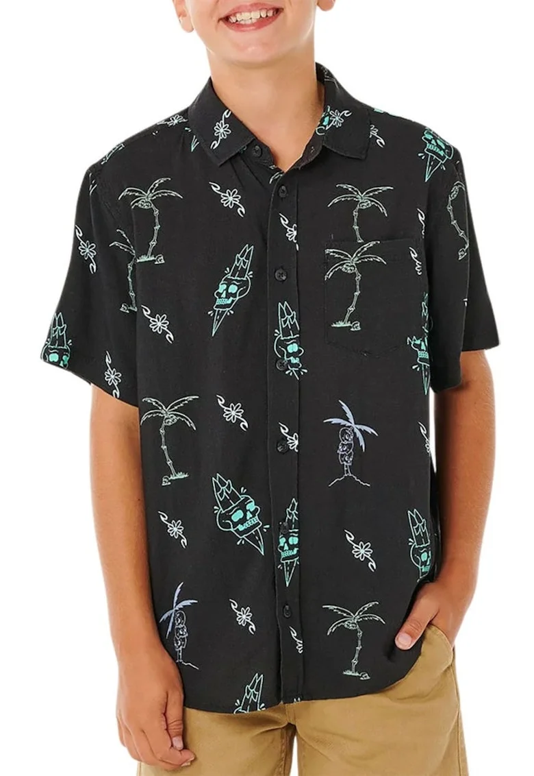 Camasa cu model tropical Eternal Shred