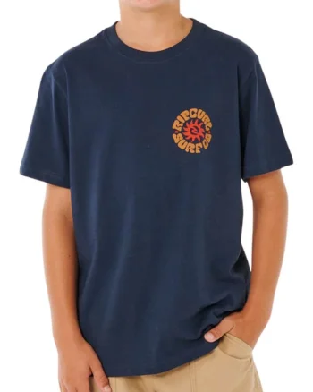 Tricou cu imprimeu supradimensionat Pacific Rinse Circle