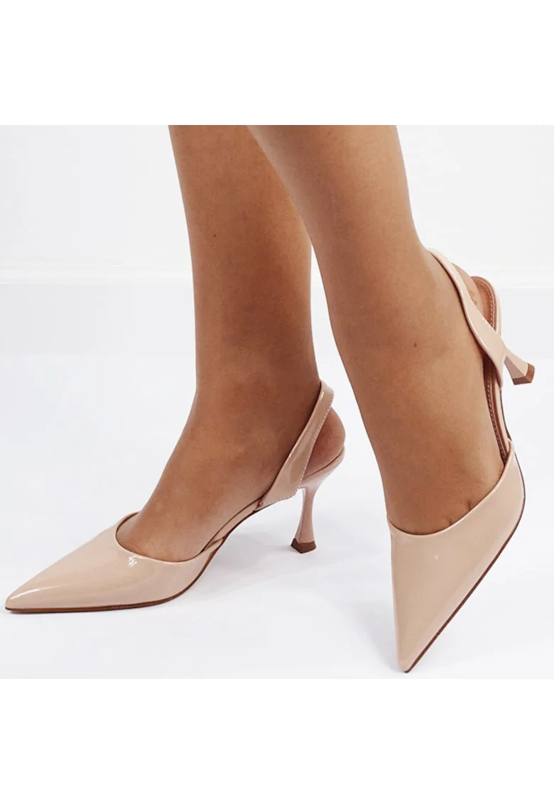 Pantofi bej eleganti DA-208 04 16542, Bej