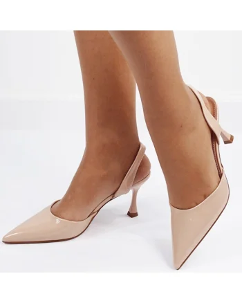 Pantofi bej eleganti DA-208 04 16542, Bej