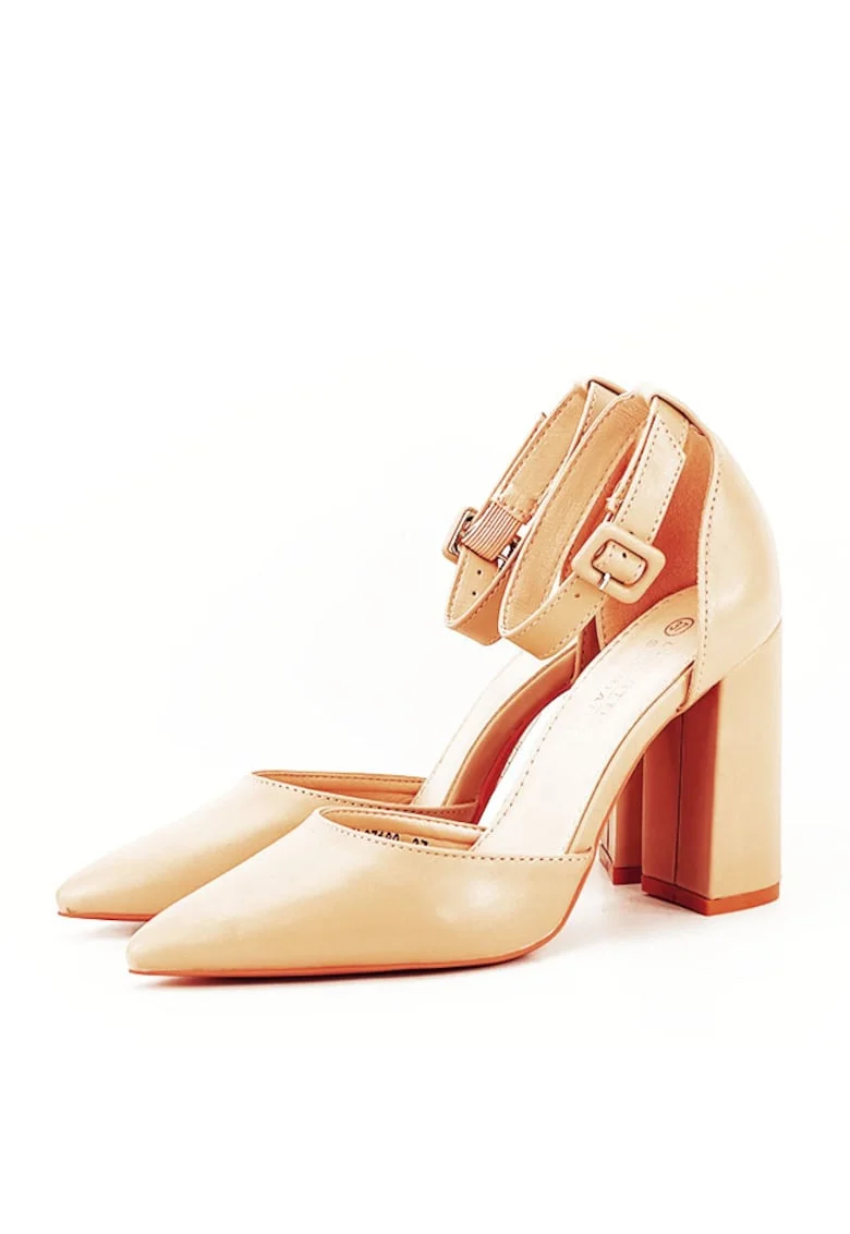 Pantofi eleganti bej BLQ7180 01 11341, Bej