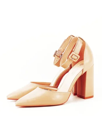 Pantofi eleganti bej BLQ7180 01 11341, Bej