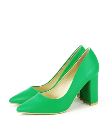 Pantofi verzi office/eleganti Anca 01 12592, Verde