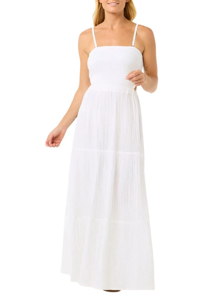 Rochie maxi cu decupaj pe partea din spate Premium Surf