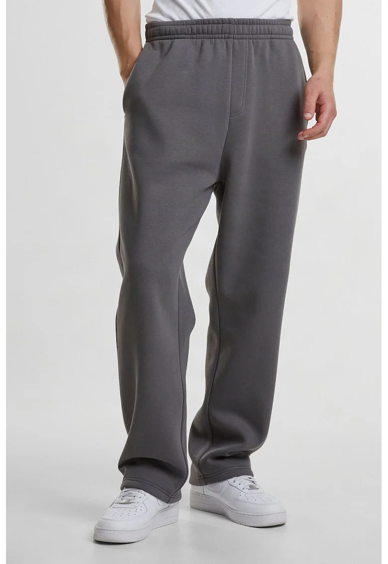 Pantaloni lejeri de trening cu buzunare, Gri inchis