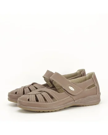 Balerini piele naturala Dorina maro M5 8060, Maro