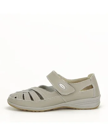 Balerini piele naturala Dorina gri M5 8053, Gri