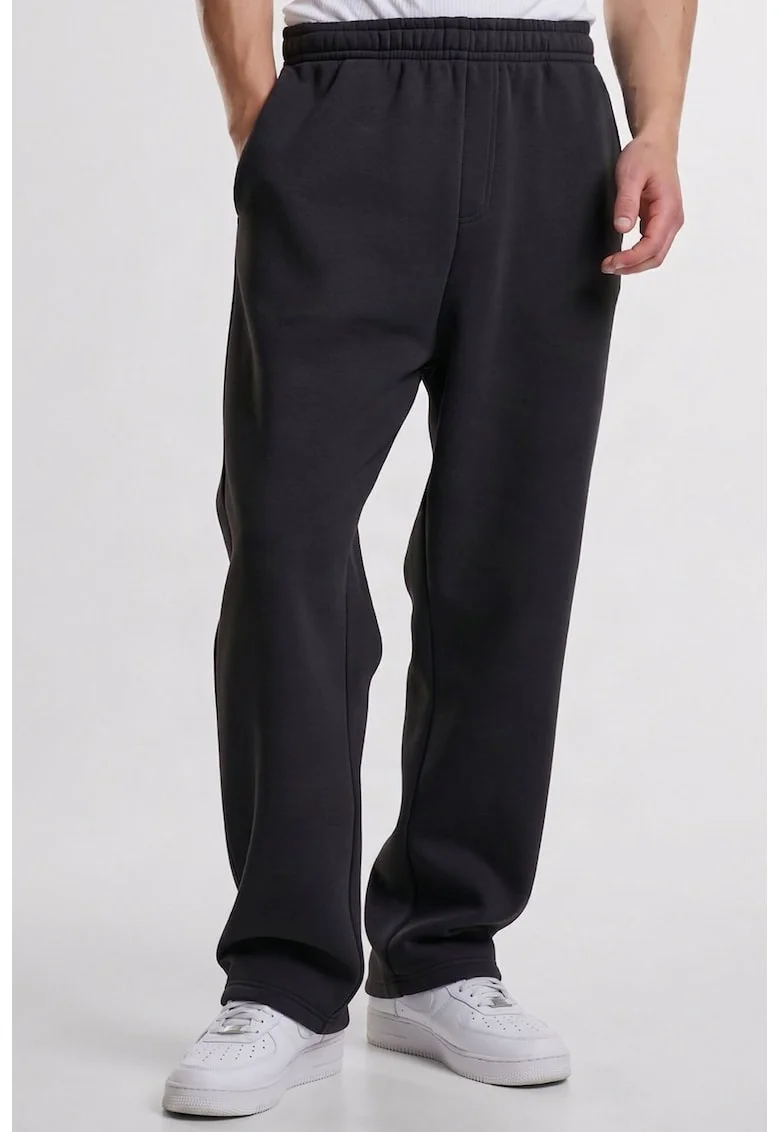 Pantaloni lejeri de trening cu buzunare, Negru stins